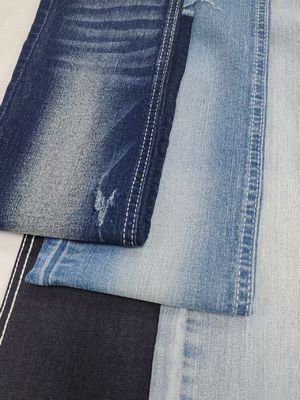 Beli 12S Denim Fabric 8.5oz Right Twill Woven Low Shrinkage For Ladies Jeans online manufacture