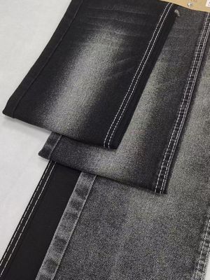 Beli 11.9OZ Twill Style BLACK/BLACK Denim Fabric weak stretch For boyfriend Jeans online manufacture