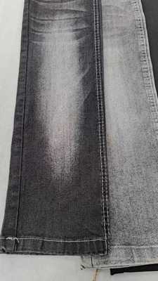 Beli 11.8oz Hitam/hitam twill kanan dengan lebar penuh 180cm konstruksi 8+8*12/70 Kain denim JSD3048A untuk celana jeans online manufacture