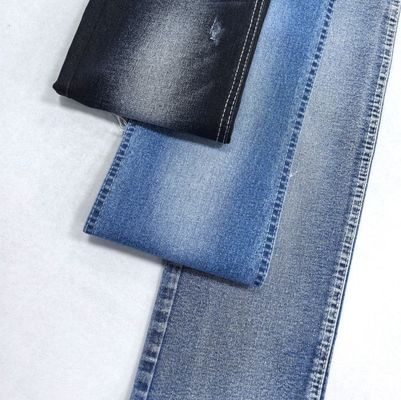 Warna Biru Abu-abu Cina Berat Denim Kain Twill Desain Untuk Pria Dan Wanita Jeans