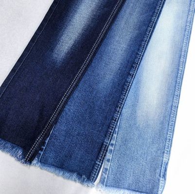 92% C 6% P 2% S Katun Spandex Denim Kain Stretch Super Dark Blue 11oz