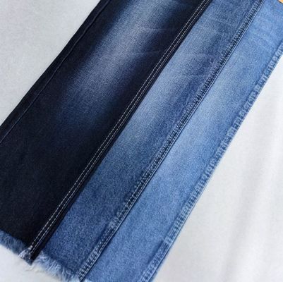 High Stretch Denim Cotton Spandex Denim Fabric 11.3oz Biru gelap