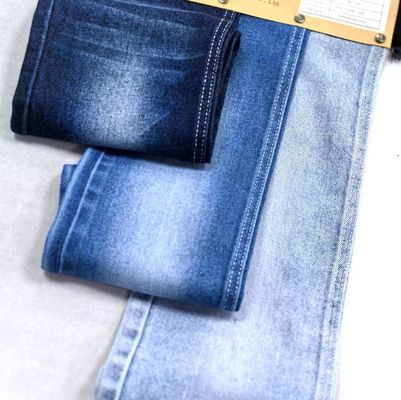 kanan twill super lembut dual core tengah peregangan kain denim 10oz