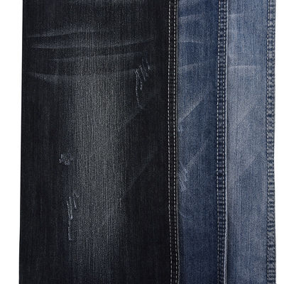 Tanah liat tahan penyusutan poliester spandex kain denim JX795 10oz