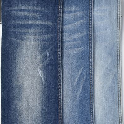 PULYESTER katun tahan penyusutan SPANDEX DENIM FABRIC QY005-3 8,7 oz