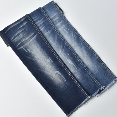 Rintisan tahan peregangan Kain Denim 10,5oz Woven Twill Yarn Diwarnai
