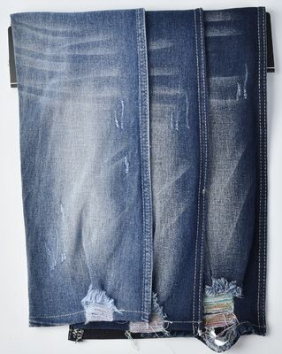 Rintisan tahan kapas spandek kain denim Qy1012-3 10,2 oz 98,8% kapas, 1,2% spandek