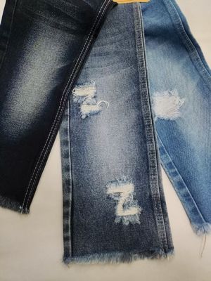 Super-lembut Berat Baja Polyester Kain Denim dengan 180cm Full Width JSD3218 13oz