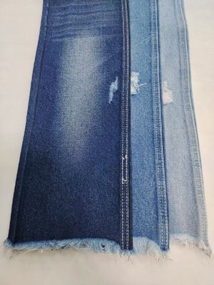 Kain Denim INDIGO GELAP Katun Poliester Rayon Berat dengan Konstruksi 6*6 JSD3230 14.8oz