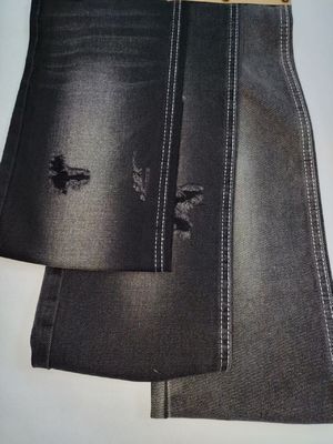 Kain Tenun Berat Baju Polyester Twill Denim Dengan Konstruksi 10*7 JSD3032A 11Oz