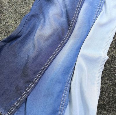 Kain Denim Lyocell Stretch Hitam Biru Tua Polos 30*32/20 Yarn Count 4.8oz JSD2020 Pola YARN DYED