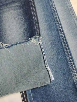 Super Stretch Cotton Polyester rayon Kain Denim dengan 11oz twill Untuk pria Jeans