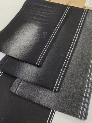 75% Katun 25% Polyester Twill Kain Denim 9.4oz untuk Jeans