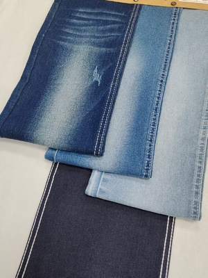 Kenyamanan melar 55% katun Kain Denim berkualitas tinggi Konstruksi 12*21/40+70 JSD3031 setelan jeans Grosir denim