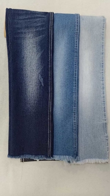 98% Katun 2% Spandex DARK INDIGO Kain Denim Elastis 12+11*16/55D JSD1013-1 untuk jeans fashion