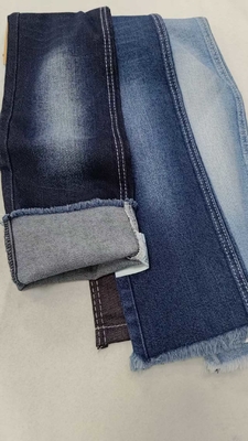 98%Cotton  2% Spandex 10oz DARK INDIGO 7+7x10/20 Elastic Denim fabric  JSD3207 for fashion jeans